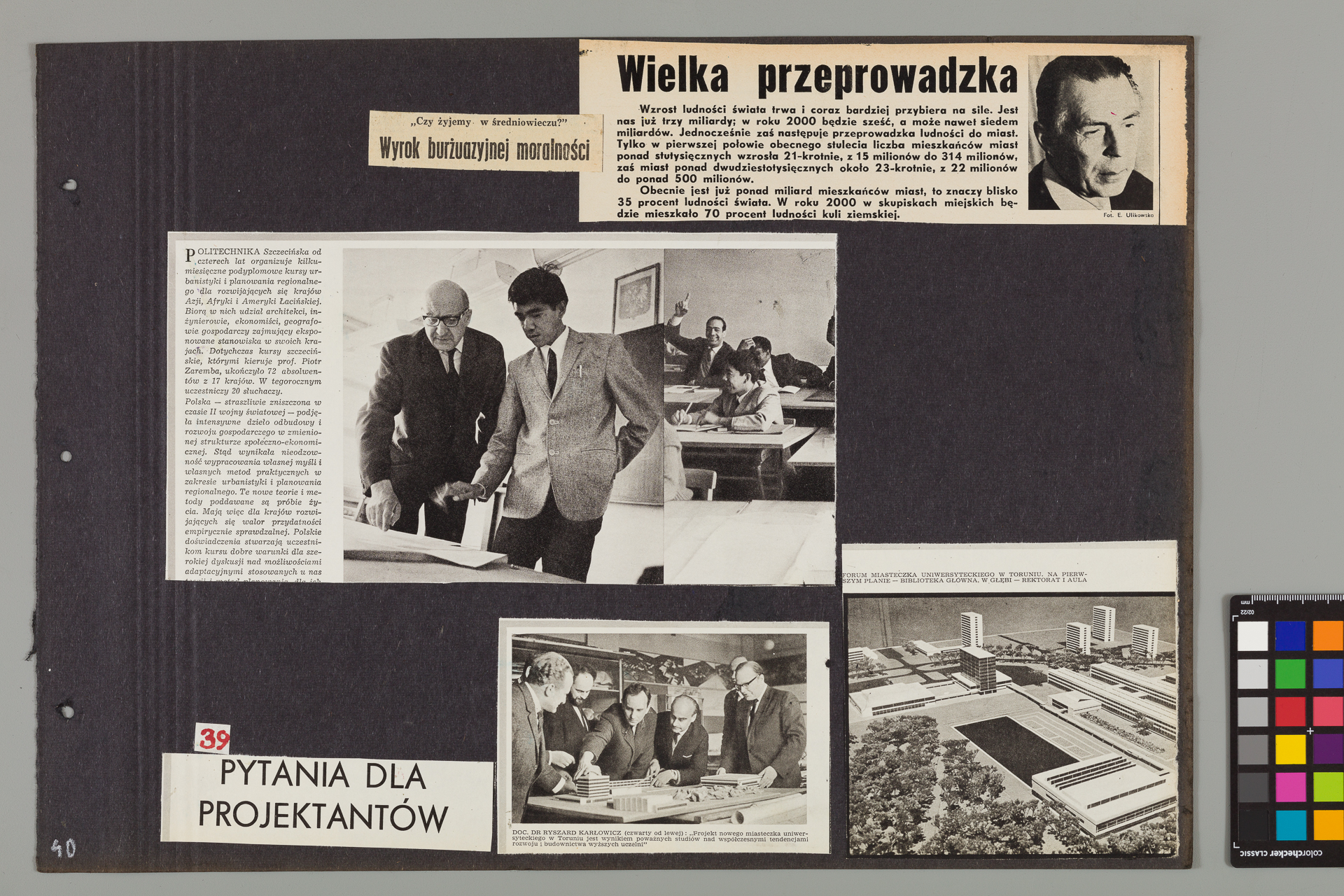 Strona z albumu Wejchertów