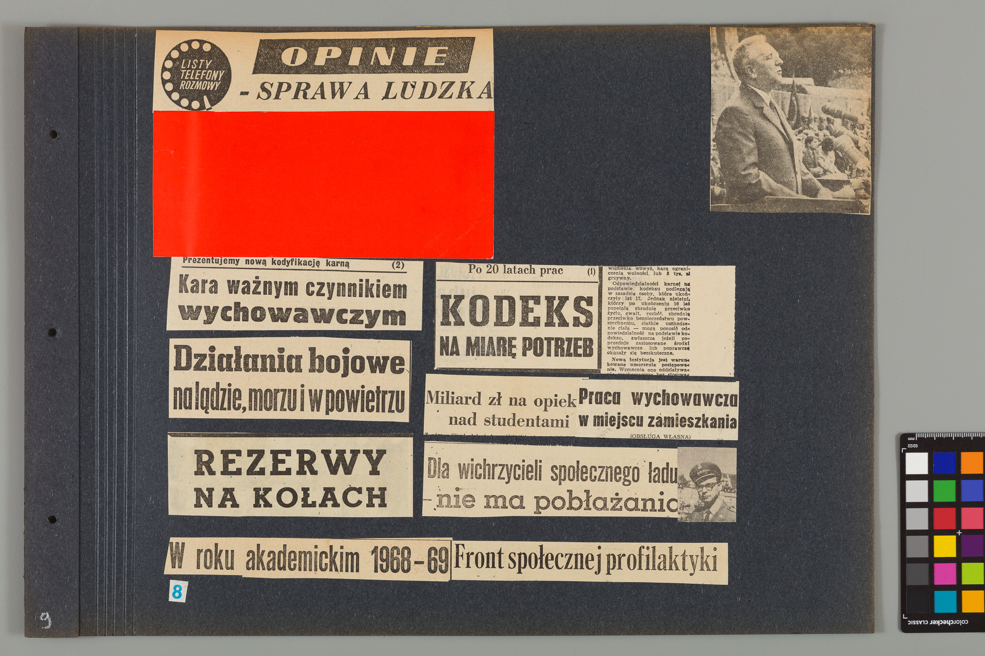 Strona z albumu Wejchertów