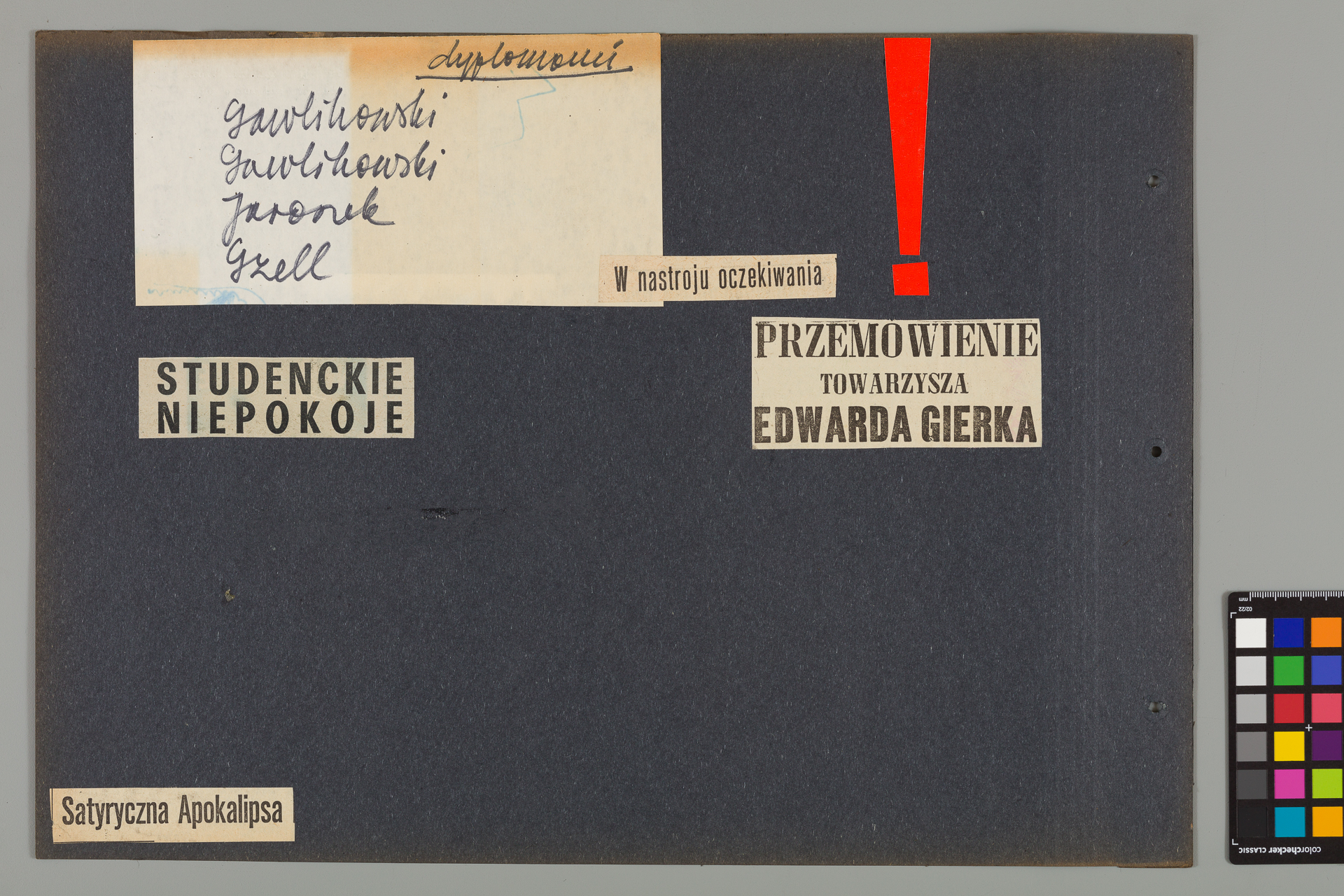 Strona z albumu Wejchertów