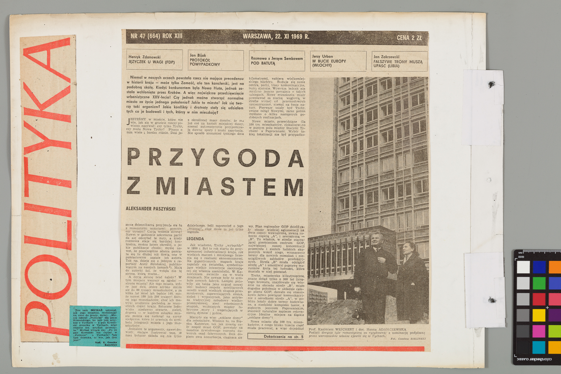 Strona z albumu Wejchertów
