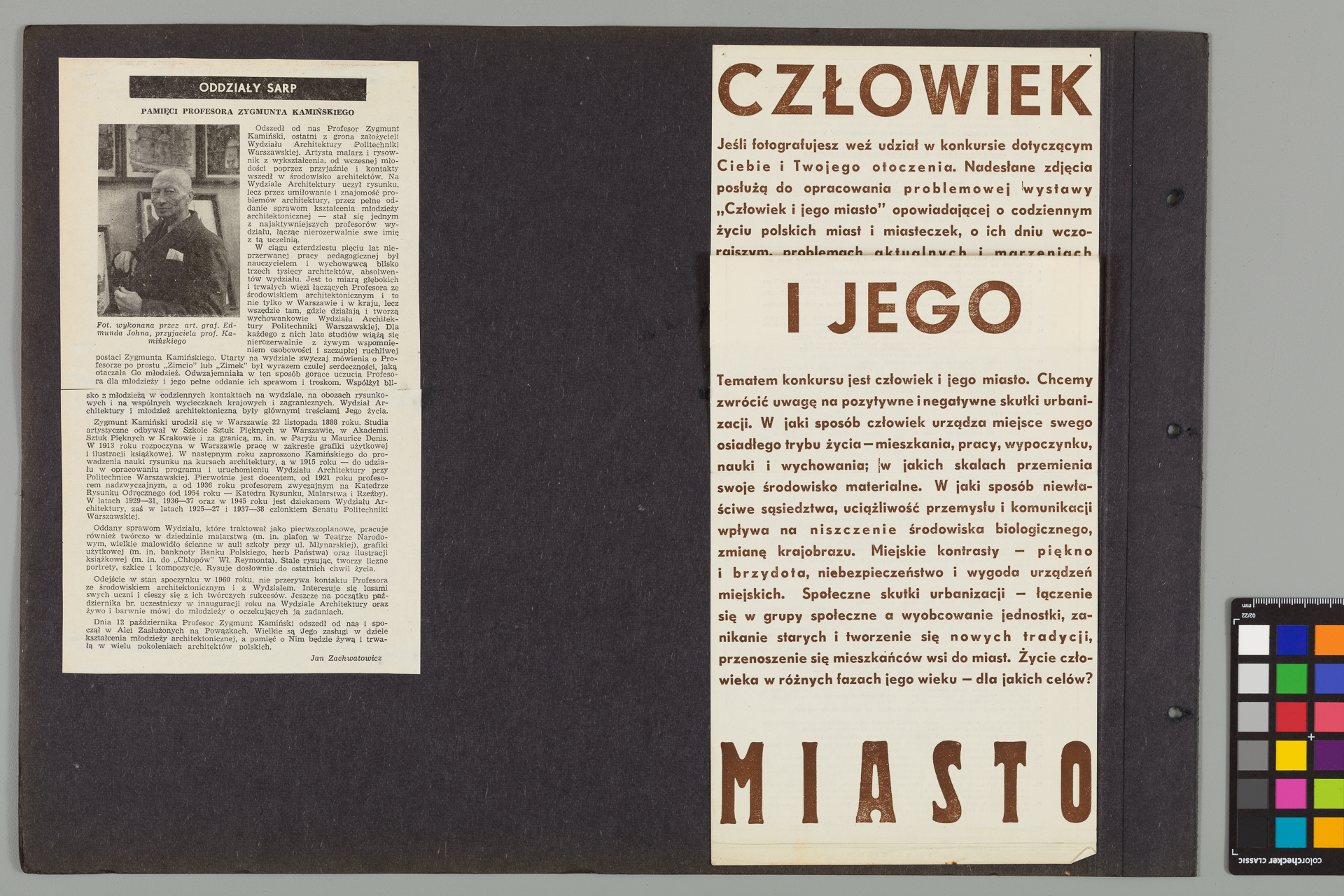 Strona z albumu Wejchertów