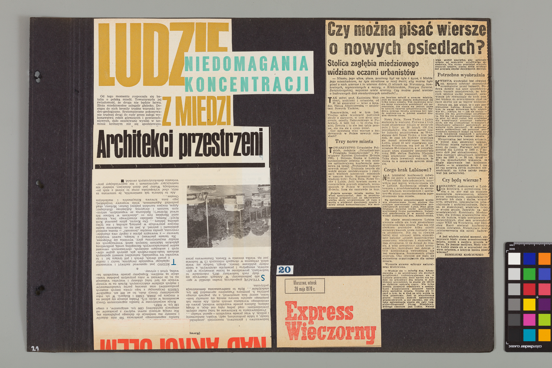 Strona z albumu Wejchertów