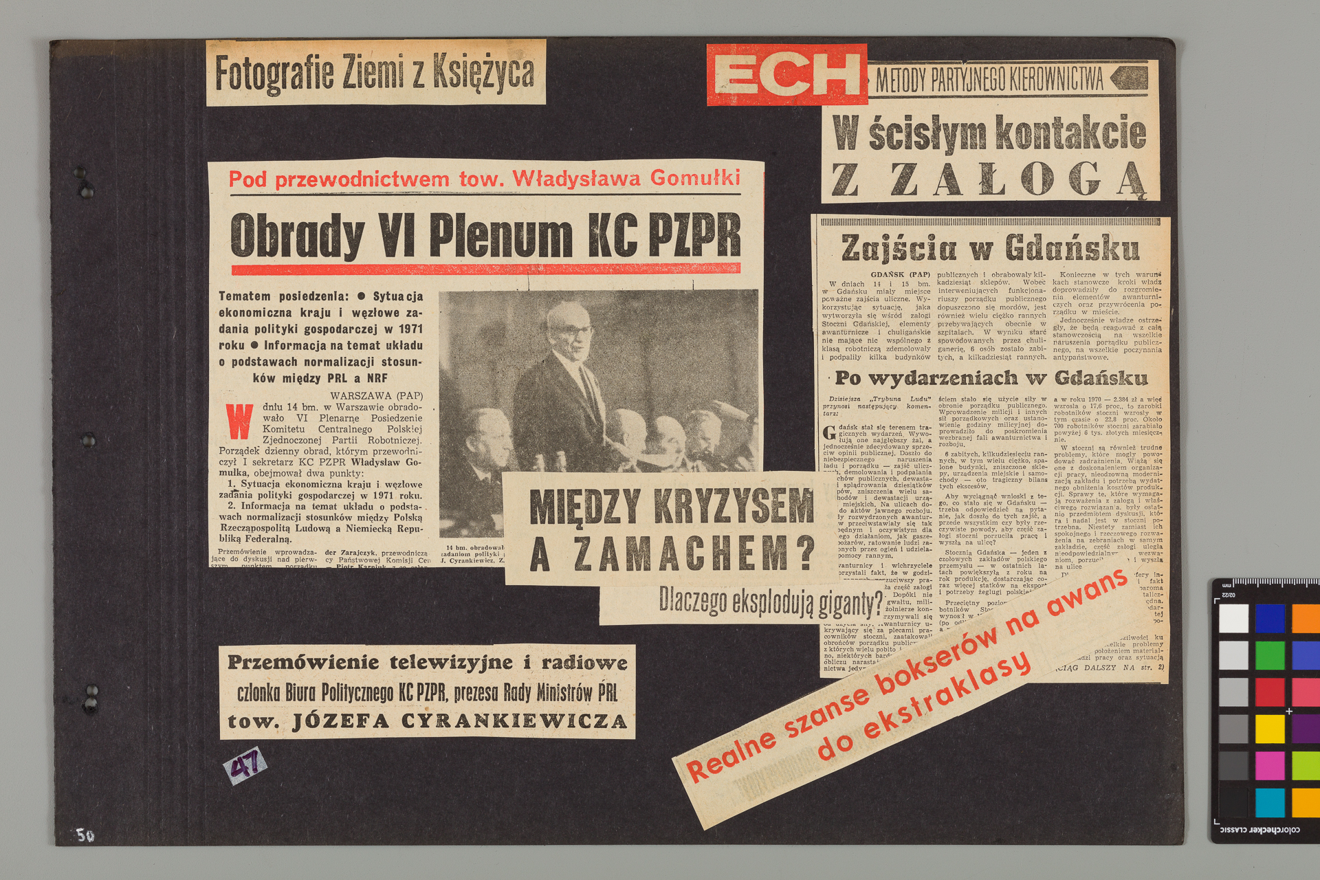 Strona z albumu Wejchertów