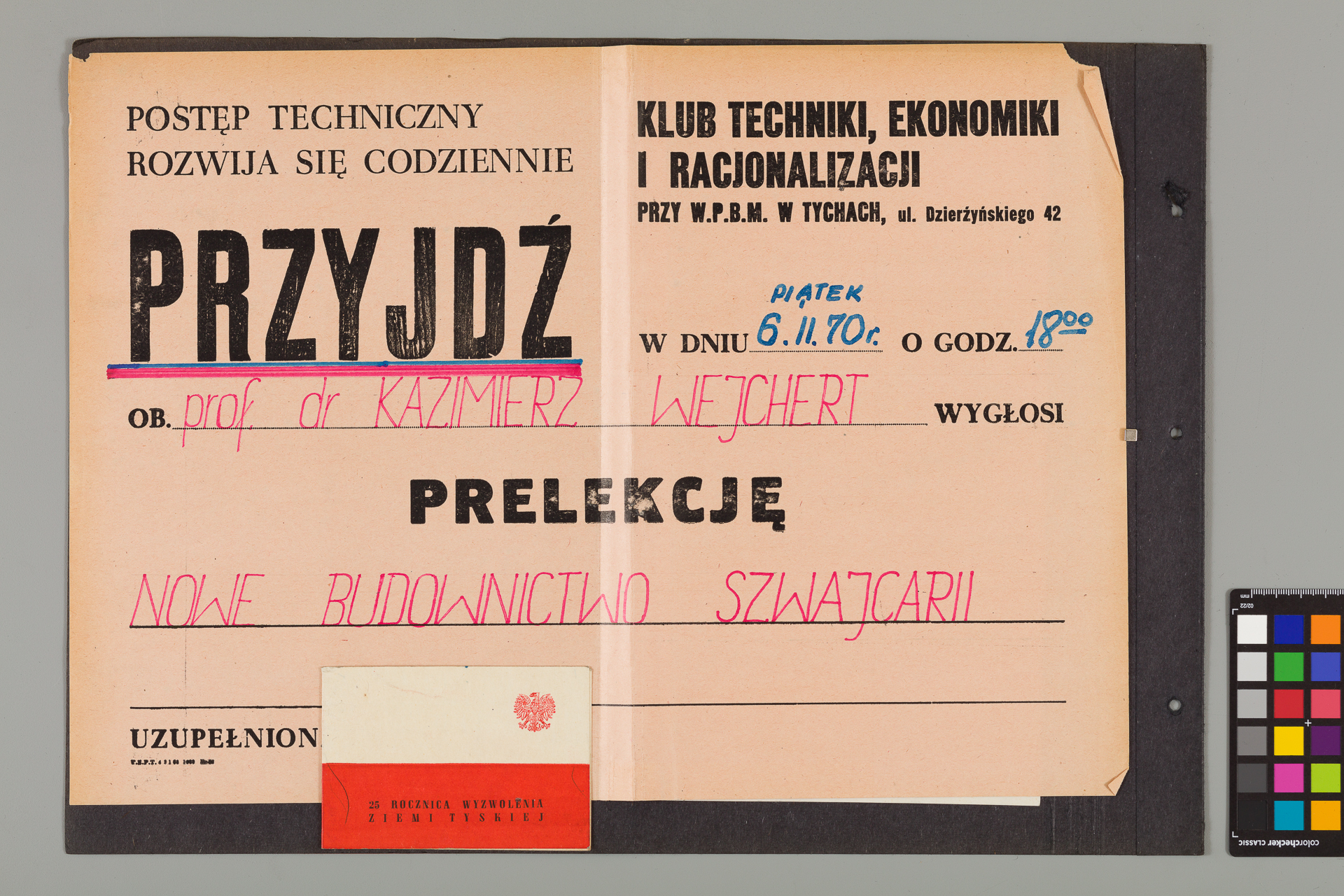 Strona z albumu Wejchertów