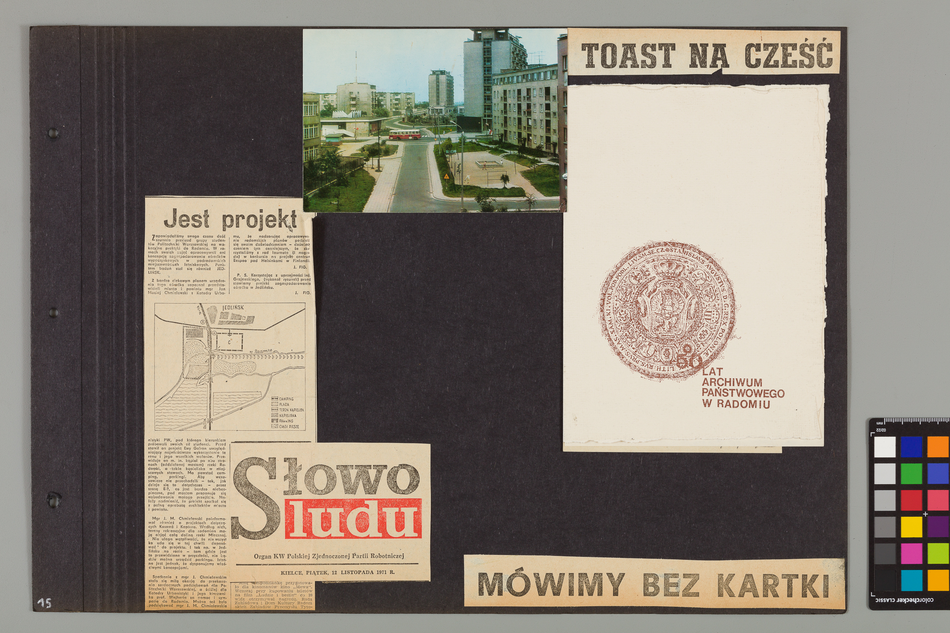 Strona z albumu Wejchertów