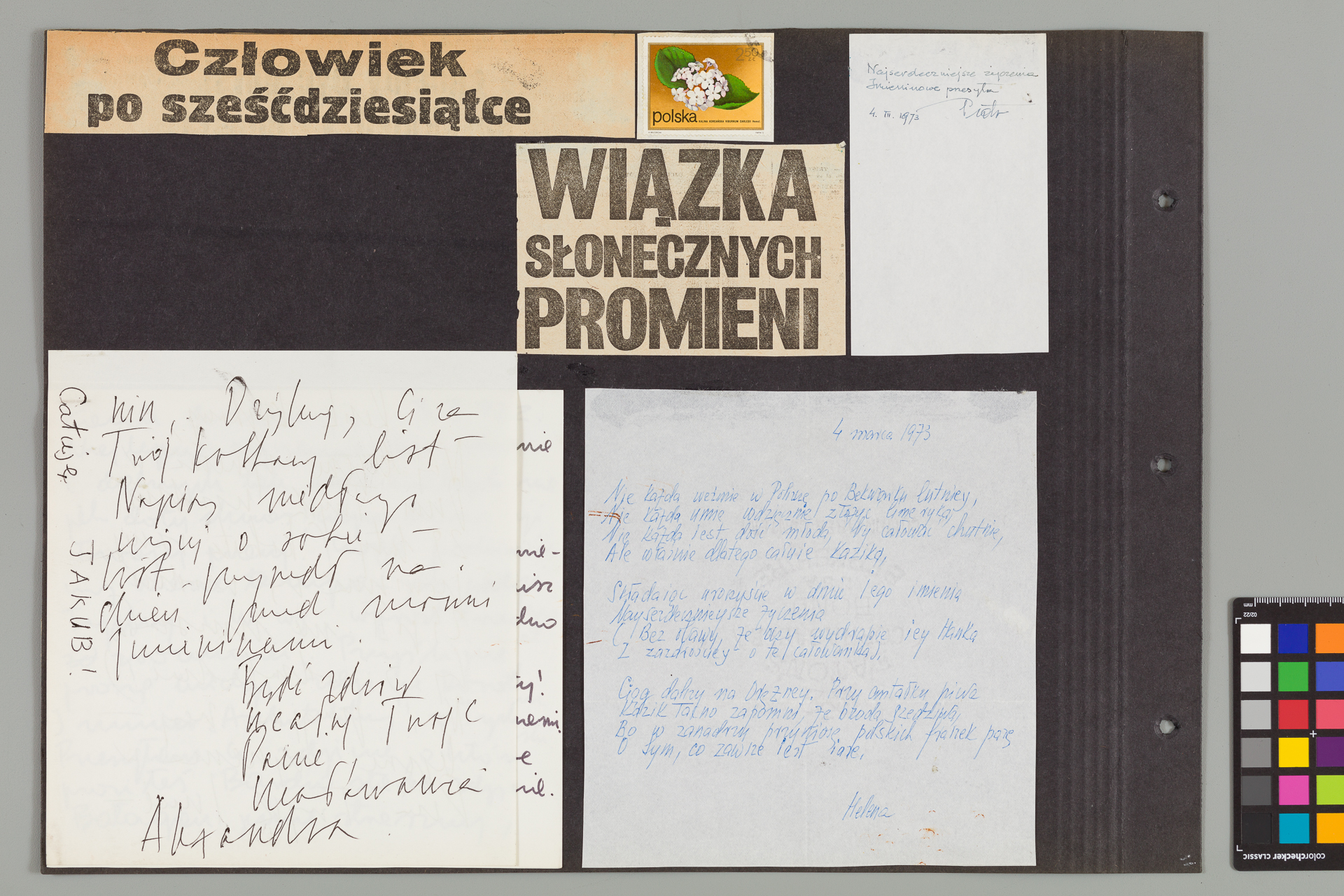 Strona z albumu Wejchertów