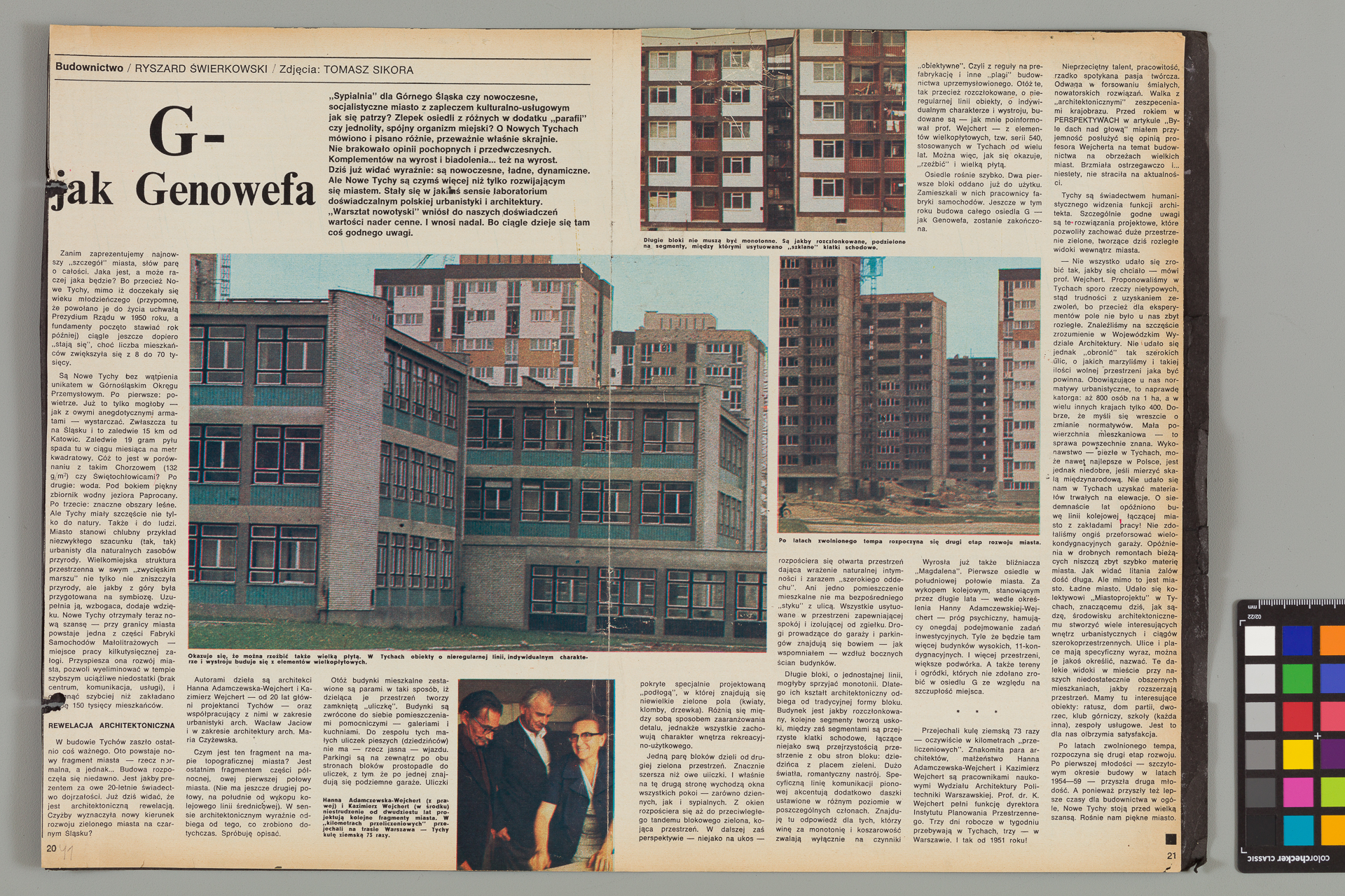 Strona z albumu Wejchertów