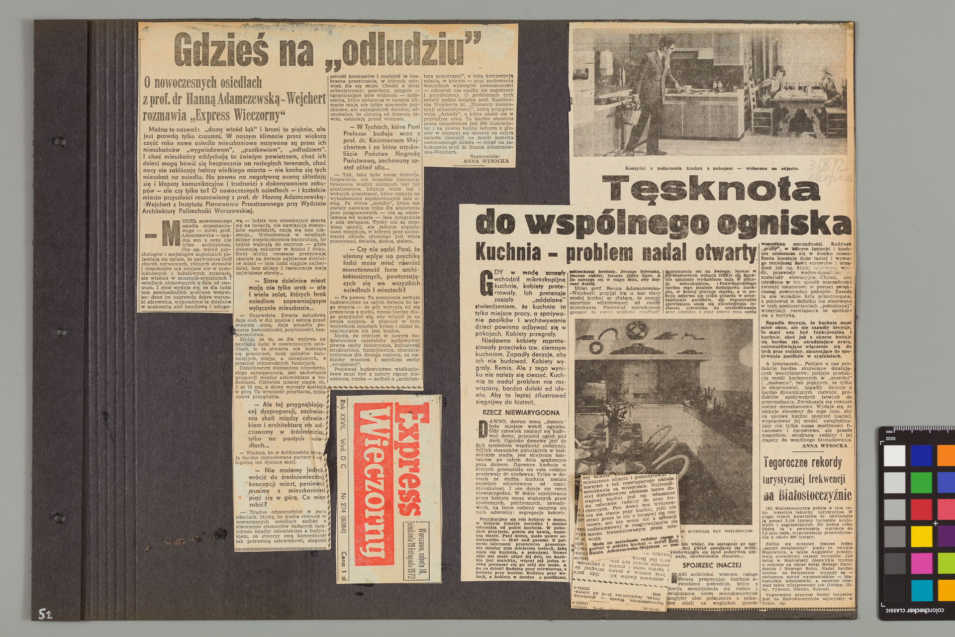Strona z albumu Wejchertów
