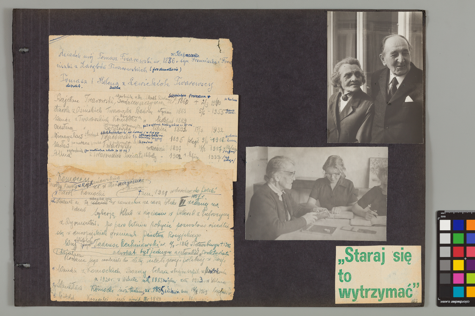 Strona z albumu Wejchertów