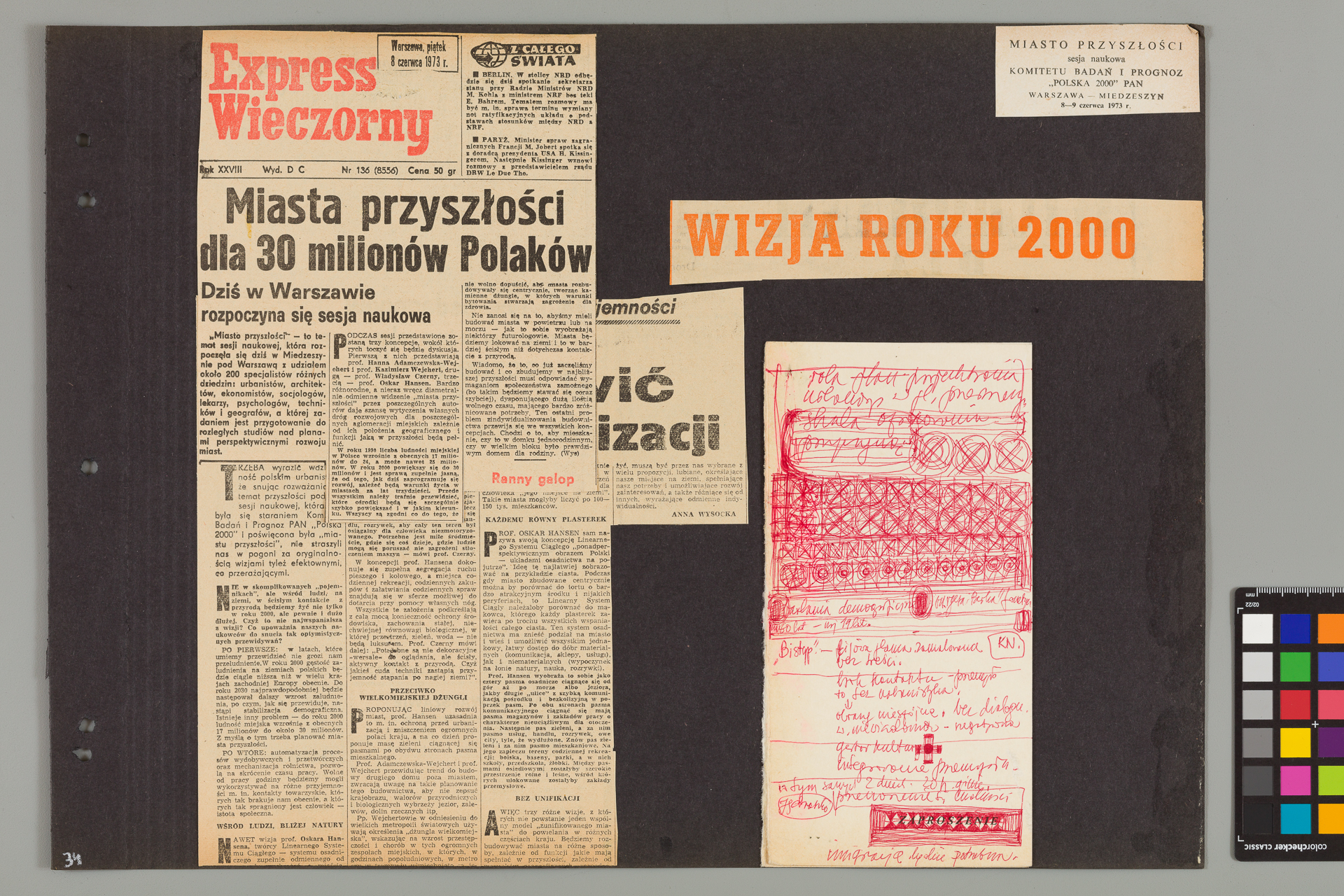 Strona z albumu Wejchertów