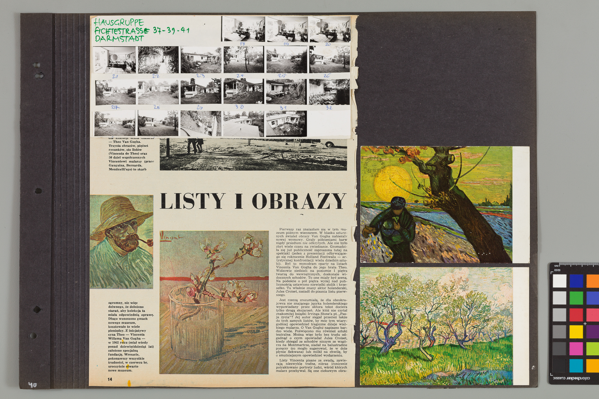 Strona z albumu Wejchertów