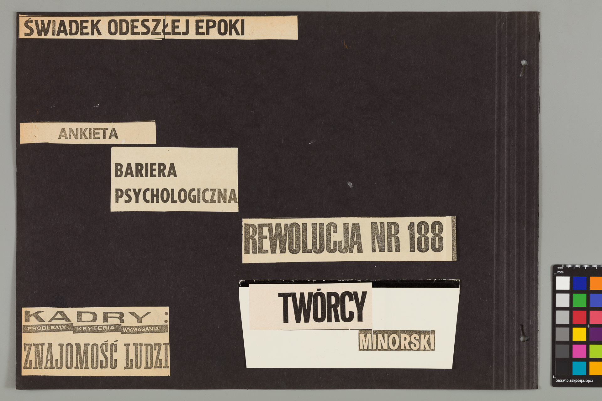 Strona z albumu Wejchertów