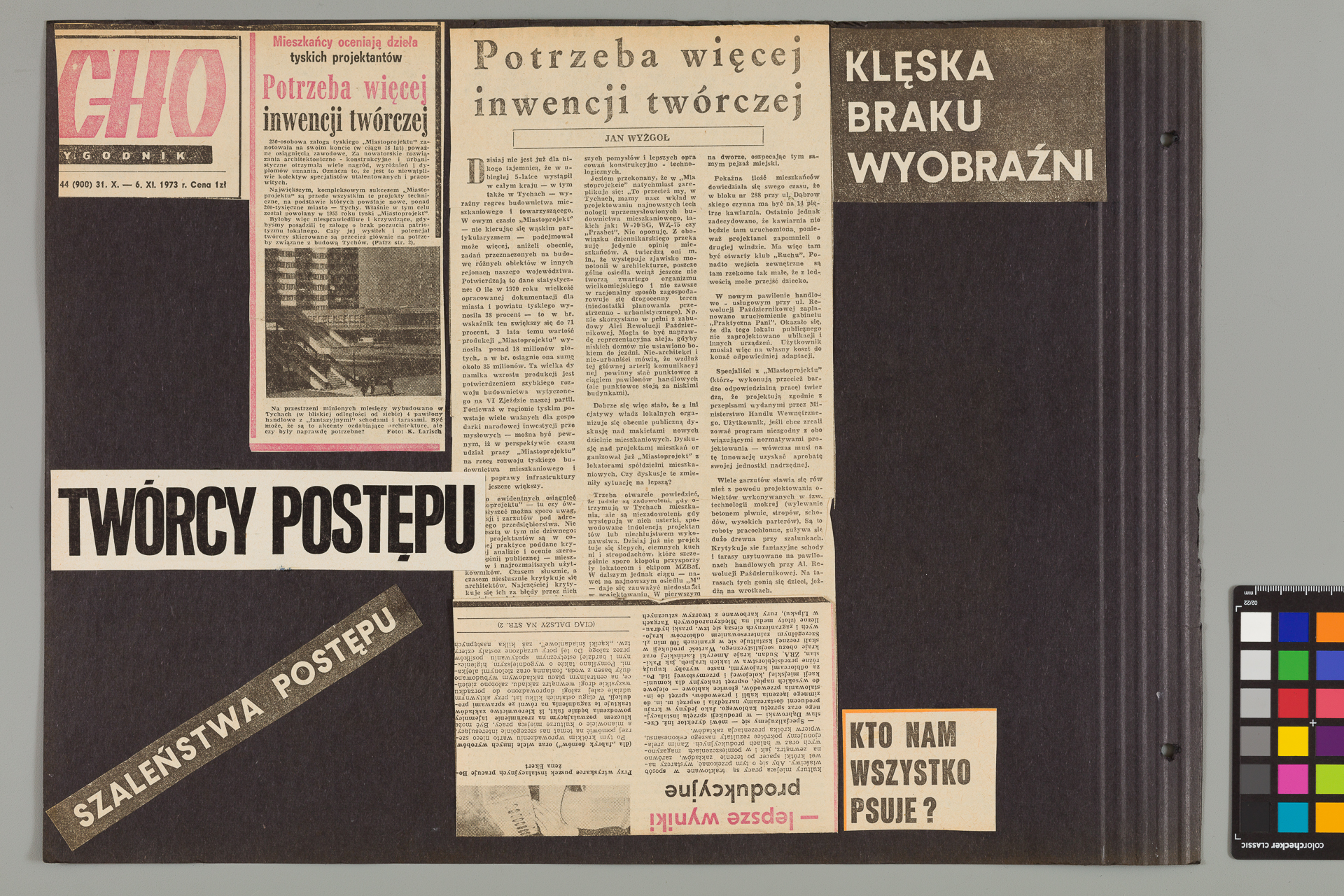 Strona z albumu Wejchertów