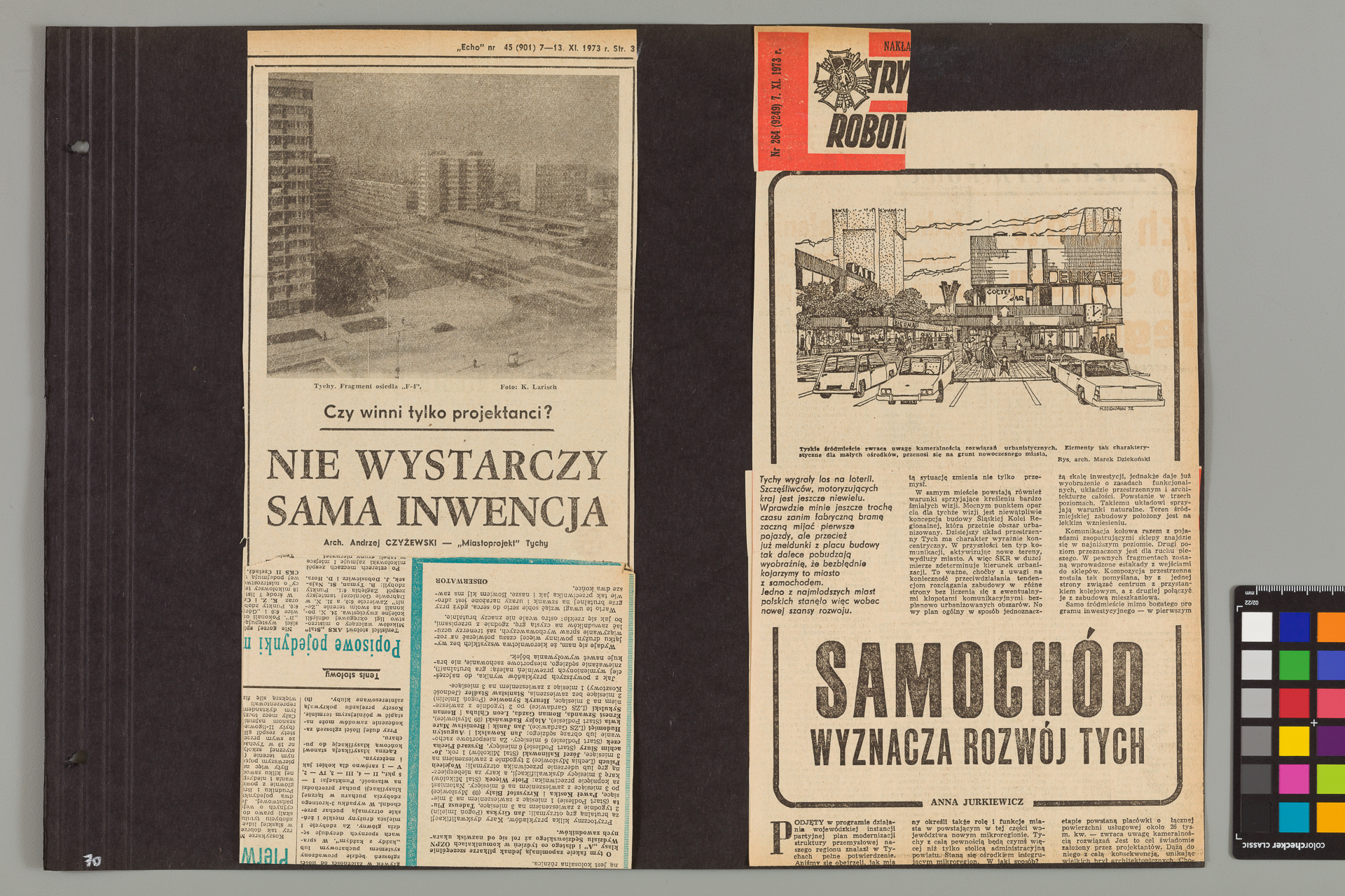 Strona z albumu Wejchertów