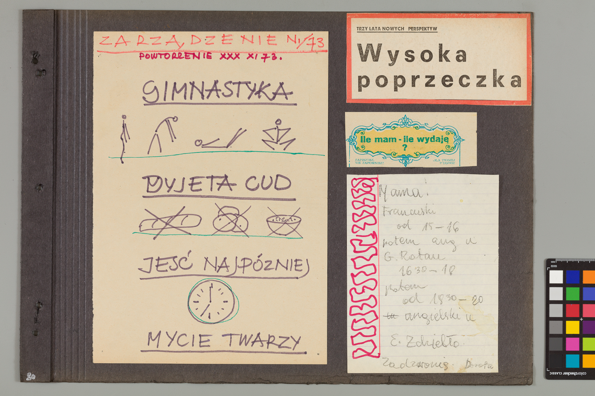 Strona z albumu Wejchertów
